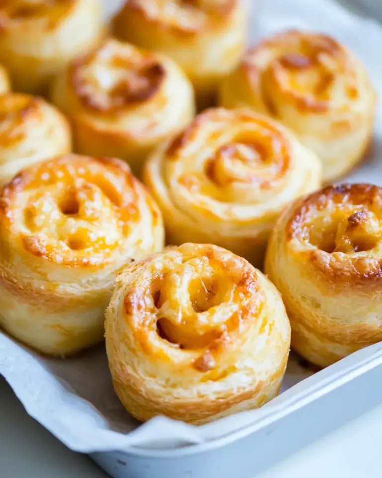 Homemade Garlic Cheese Bread Roll Ups (Cheesy Garlic Rolls) recipe photo