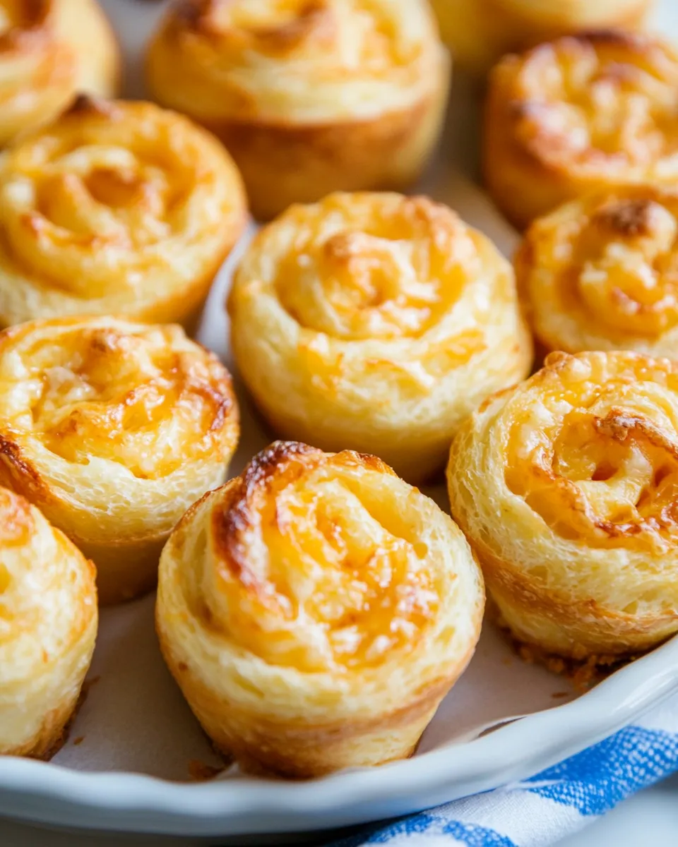 Classic Garlic Cheese Bread Roll Ups (Cheesy Garlic Rolls) dish photo