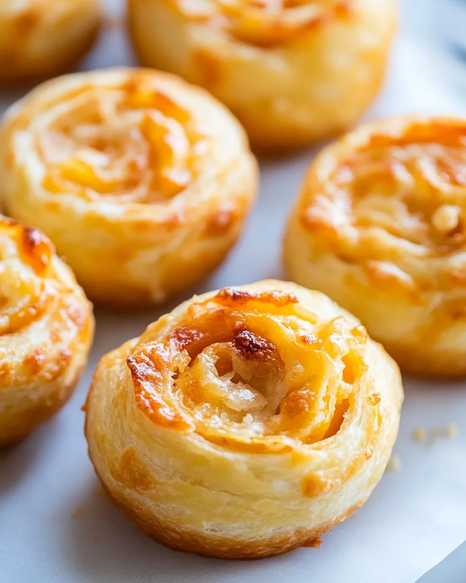 Easy Garlic Cheese Bread Roll Ups (Cheesy Garlic Rolls) food shot