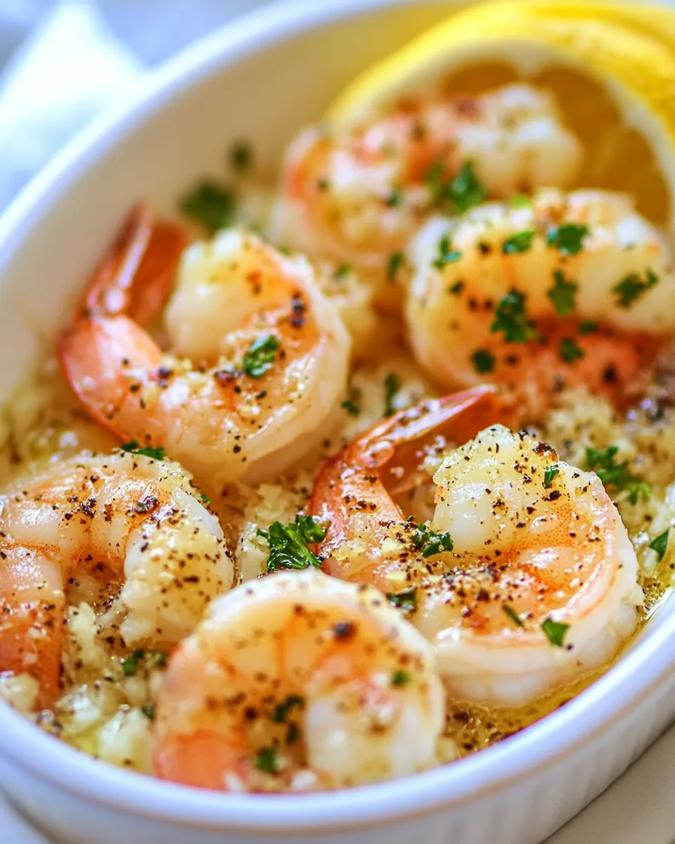 Easy Garlic Lemon Butter Shrimp recipe image