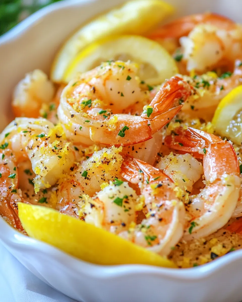 Delicious Garlic Lemon Butter Shrimp dish photo