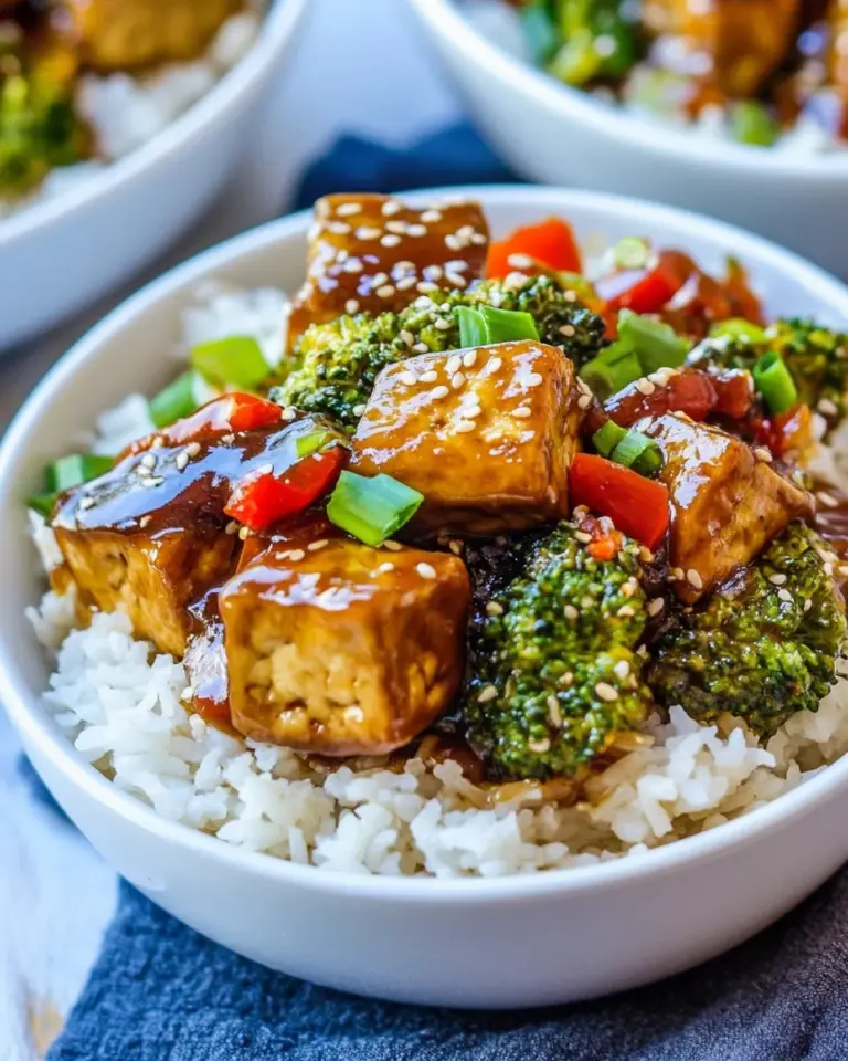 Homemade General Tso Tofu recipe photo