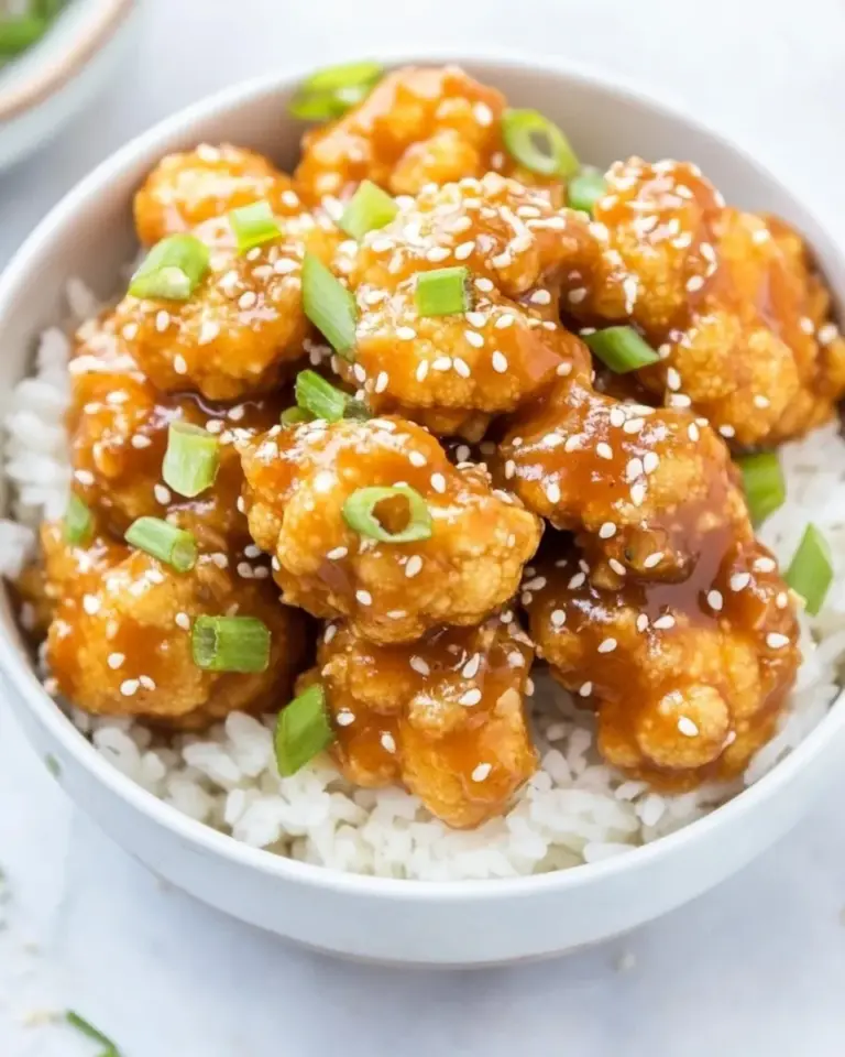 Homemade General Tsos Cauliflower recipe photo