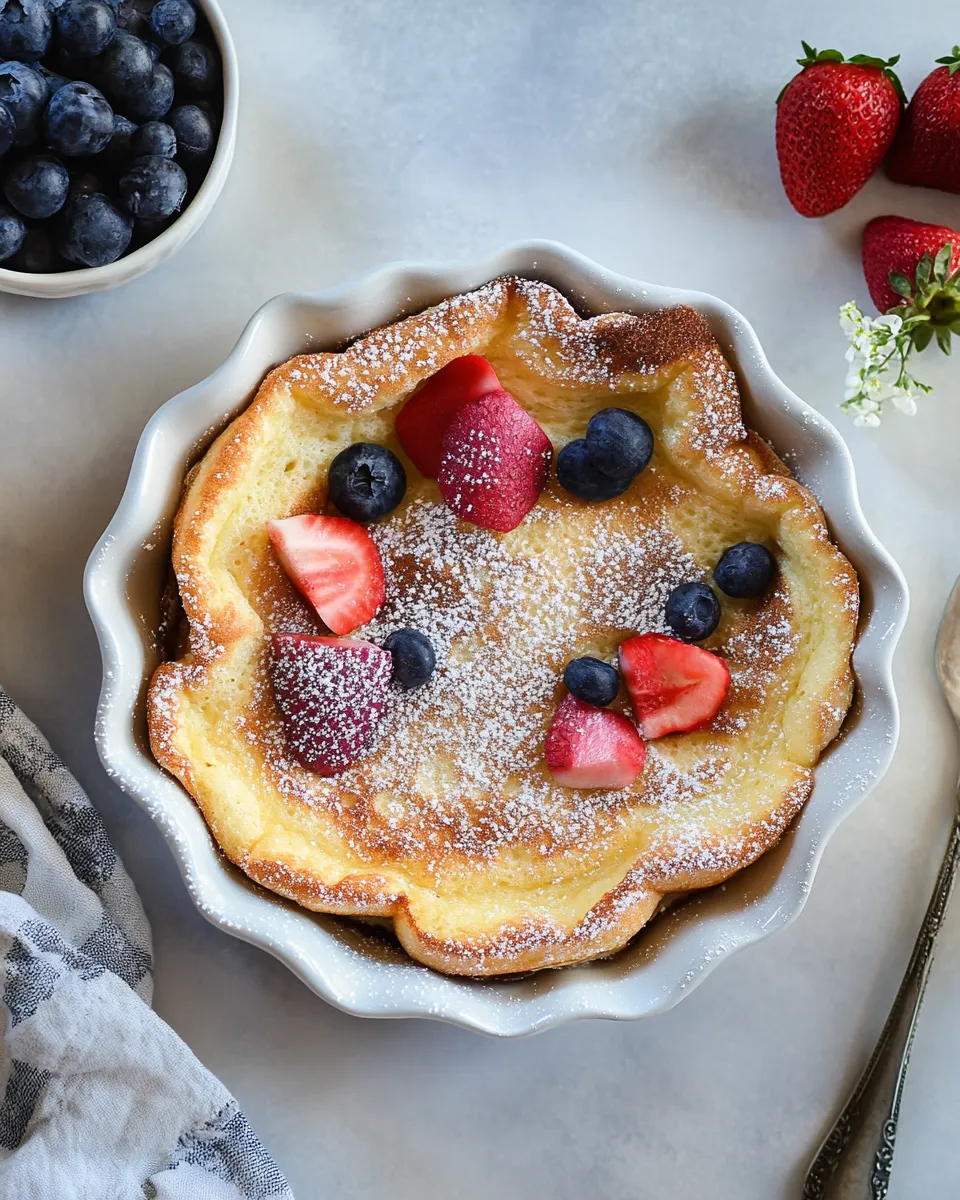Classic German Pancake dish photo