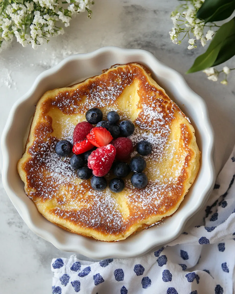 Easy German Pancake food shot