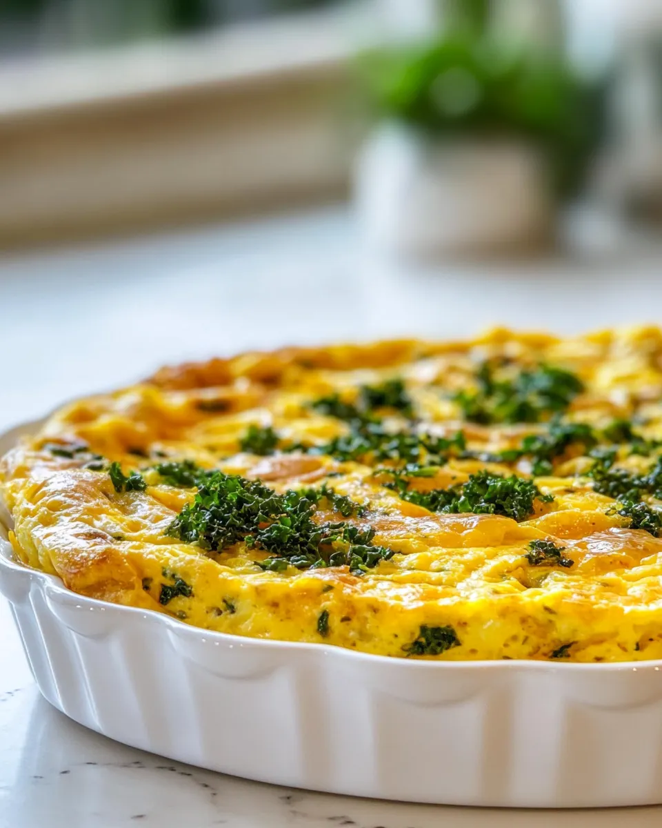 Classic Gluten-Free Kale Frittata image