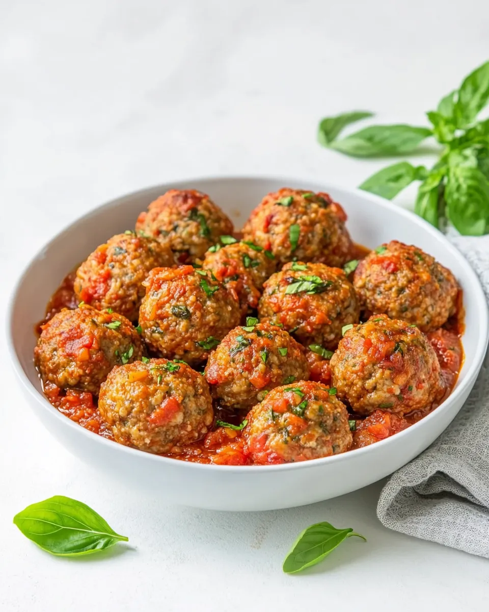 Homemade Gluten-Free Meatballs recipe photo