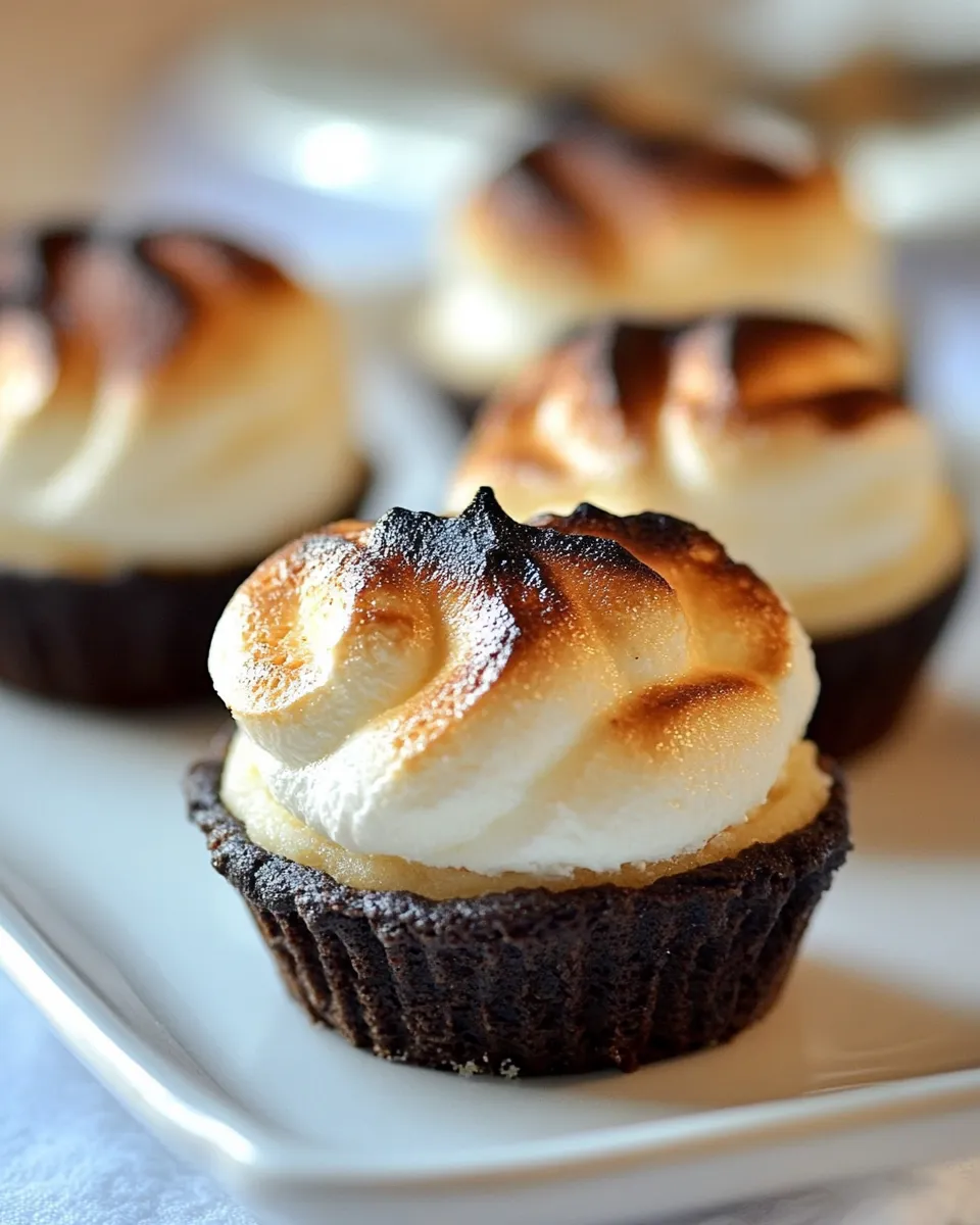 Easy Gluten-Free Smores Tartlets dish photo