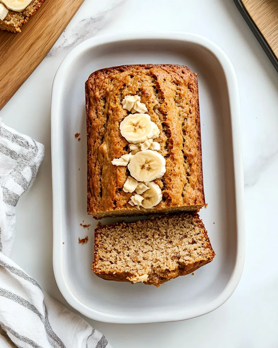 Easy Gluten Free Banana Bread shot