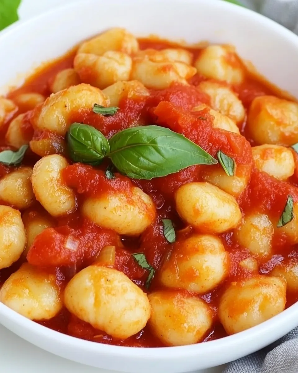Classic Gnocchi with Tomato Sauce dish photo