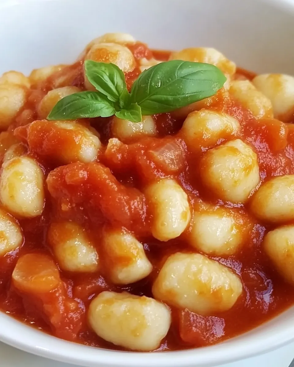 Delicious Gnocchi with Tomato Sauce image