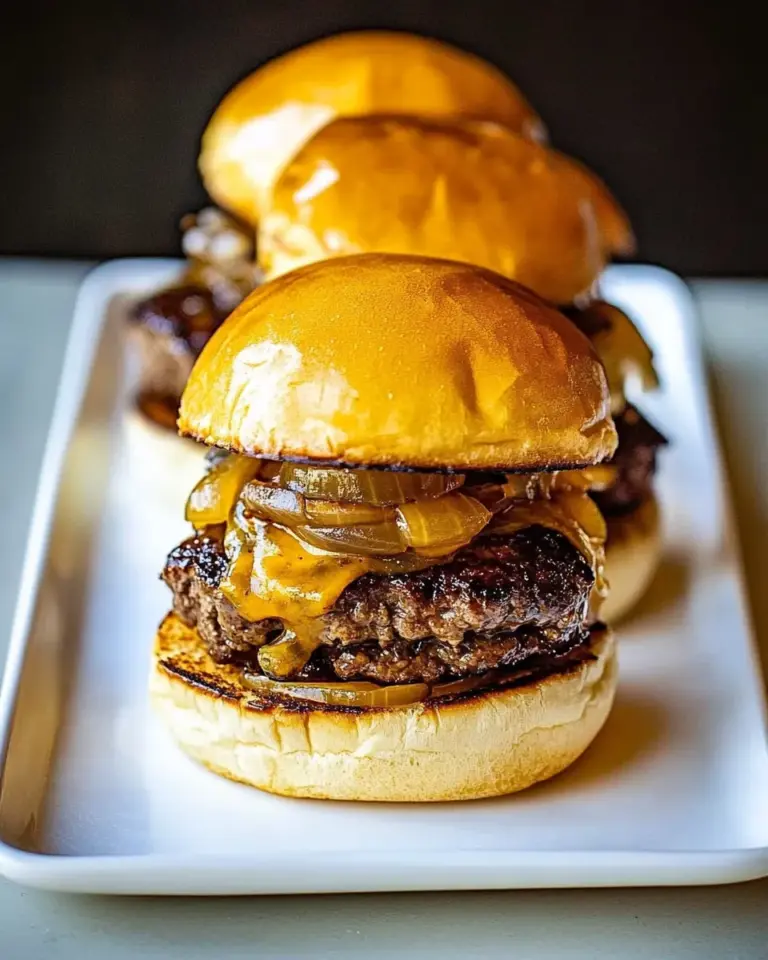 Homemade Gourmet Beef Sliders recipe photo