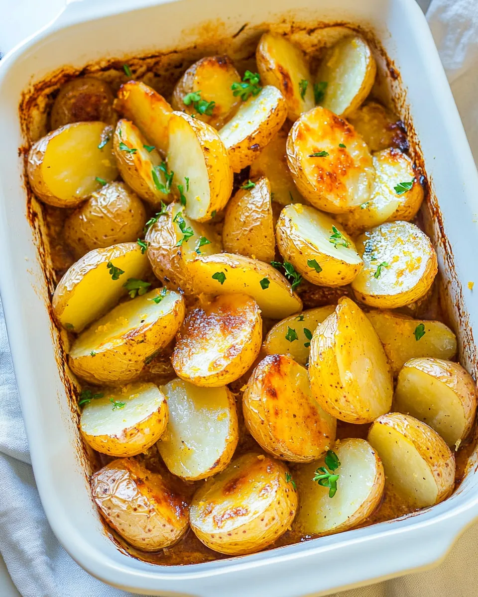 Homemade Greek Lemon Potatoes Recipe photo
