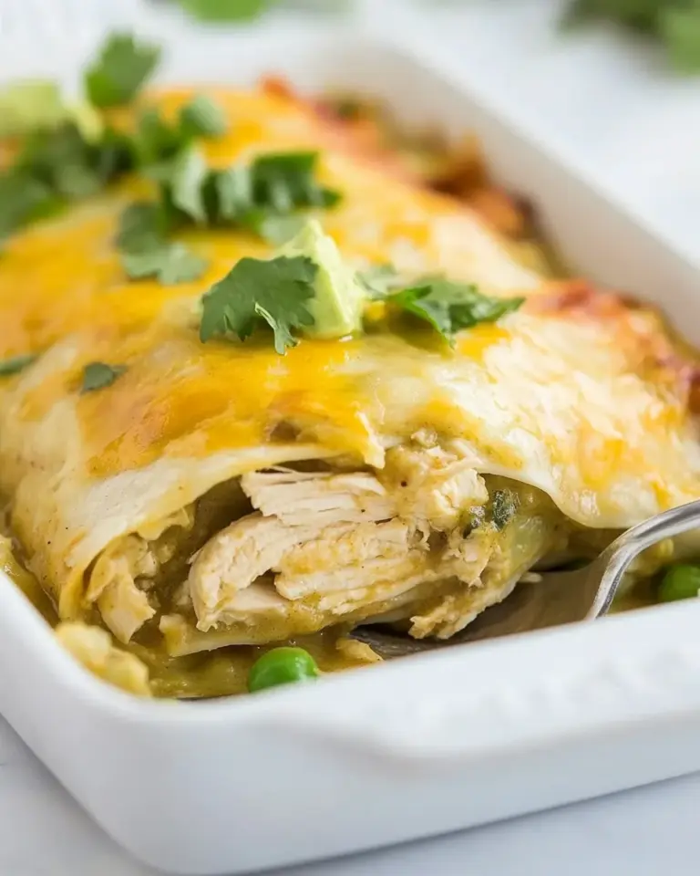 Homemade Green Chicken Enchiladas Recipe photo