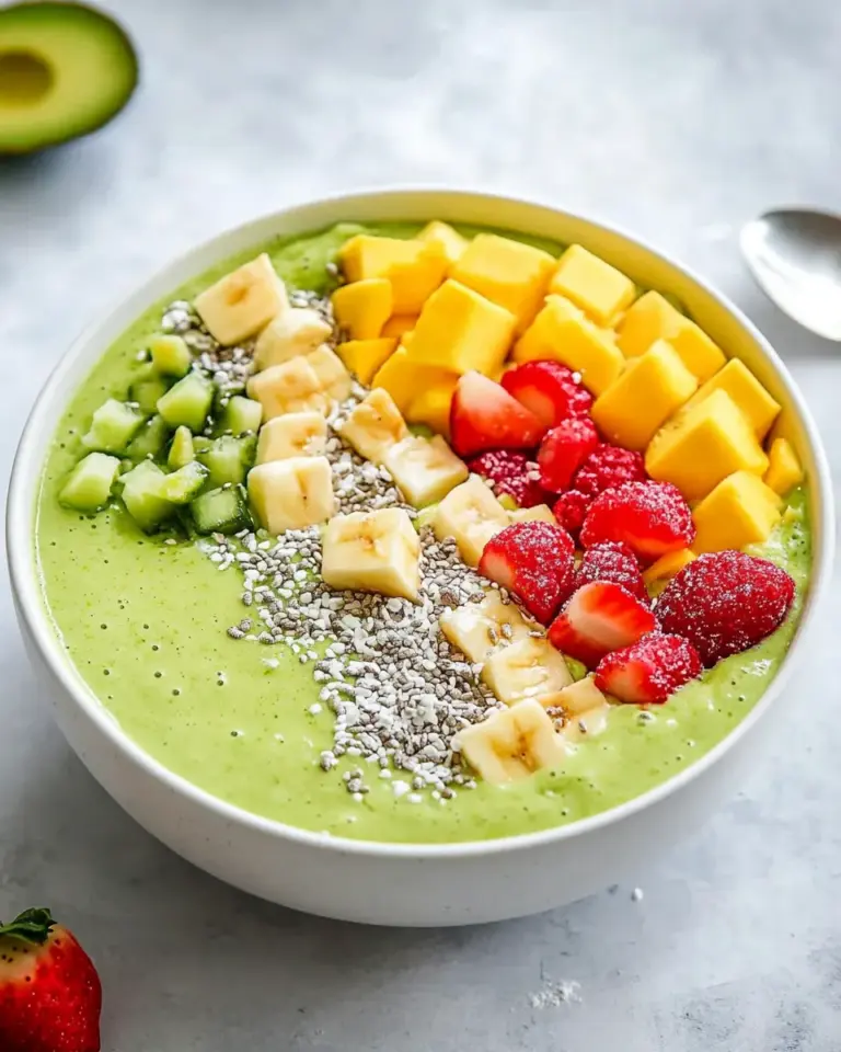 Homemade Green Smoothie Bowl photo