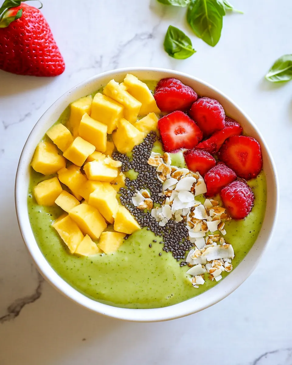 Classic Green Smoothie Bowl image