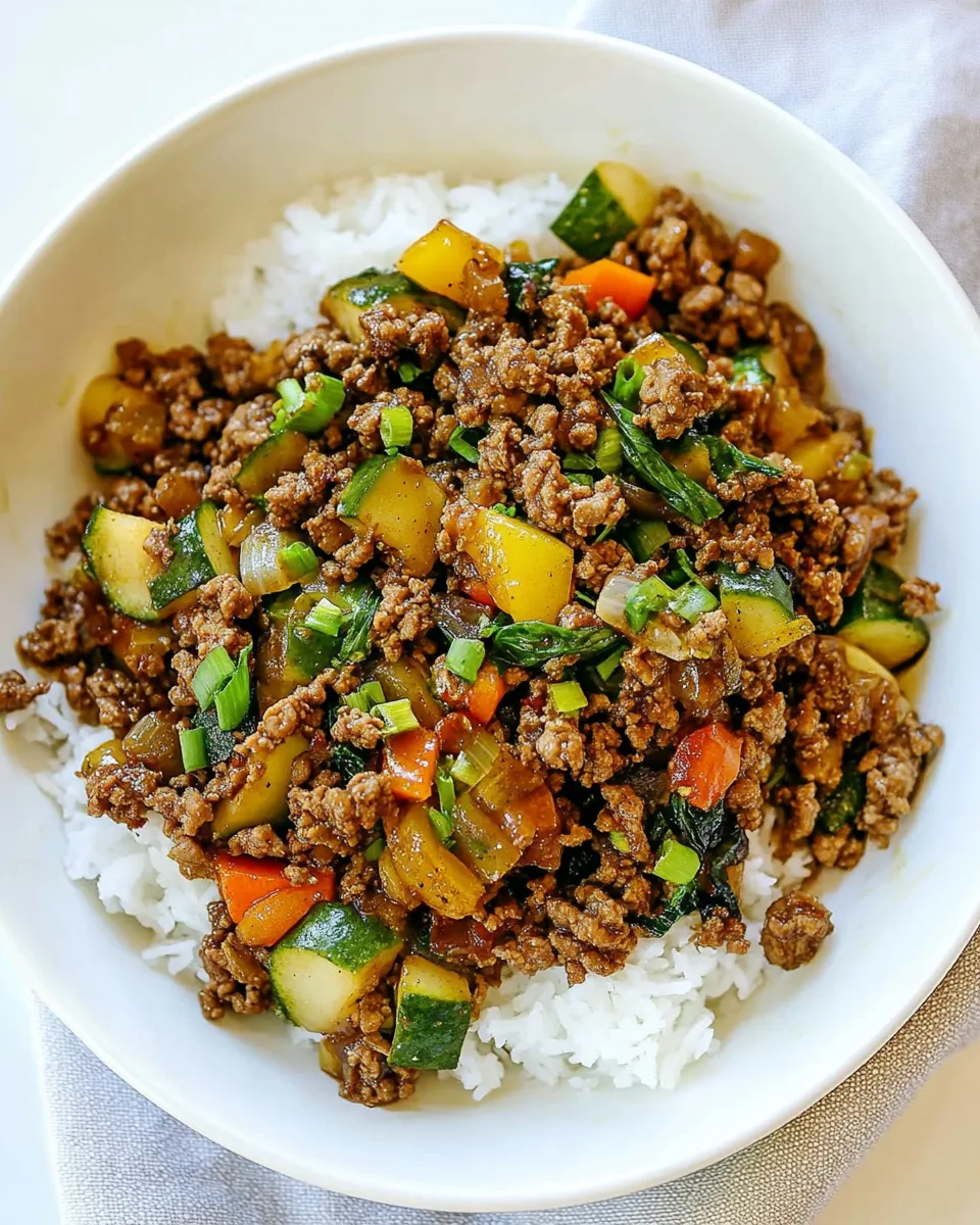 Classic Ground Beef Stir Fry image