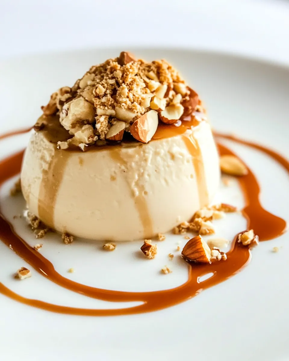 Delicious Hazelnut Panna Cotta with Caramel Sauce picture