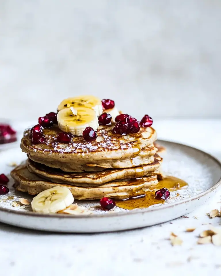 Homemade Healthy Chai Banana Pancakes. recipe photo