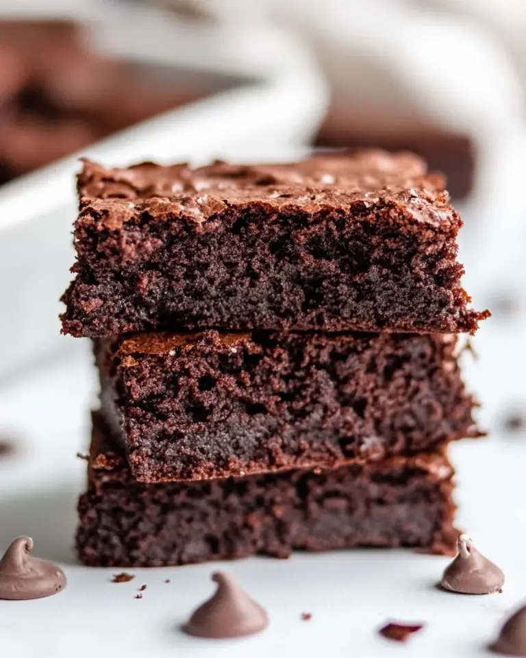 Homemade Healthy Greek Yogurt Brownies photo