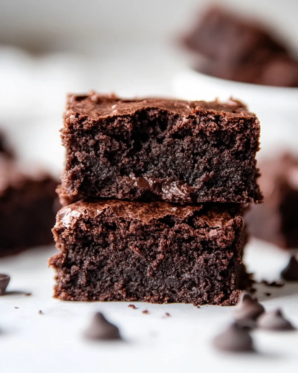 Easy Healthy Greek Yogurt Brownies recipe photo