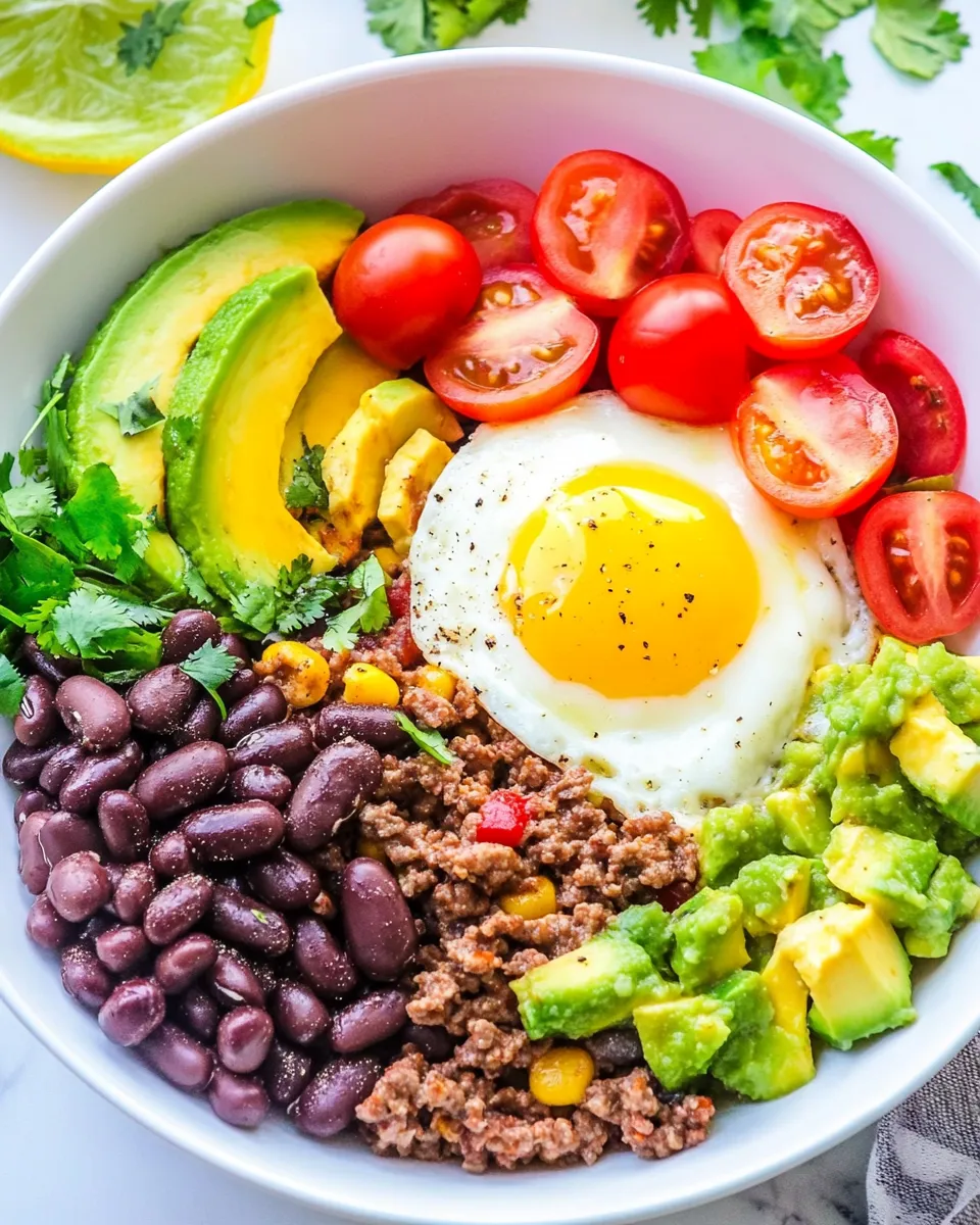 Homemade Healthy Mexican Breakfast Bowl photo