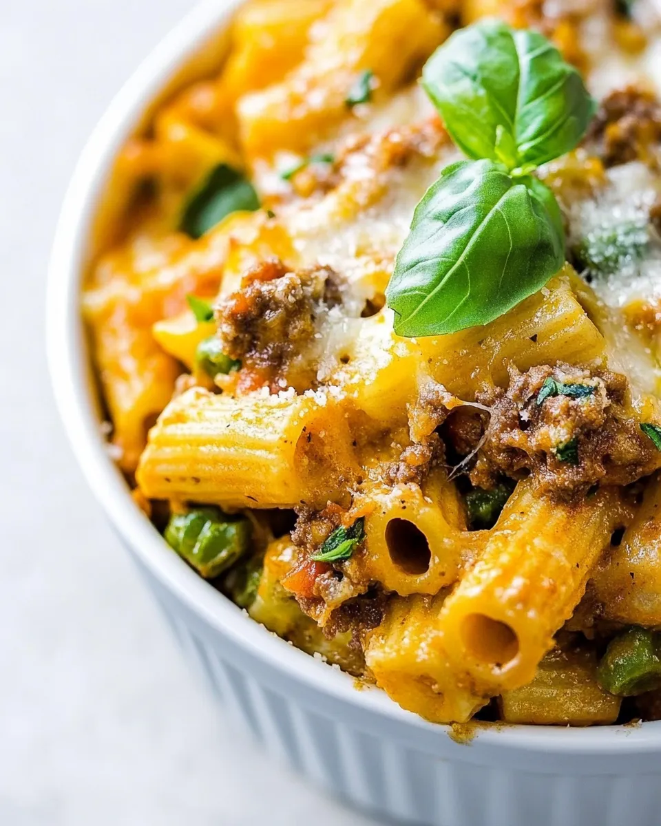 Quick Healthy Pasta Bake food shot