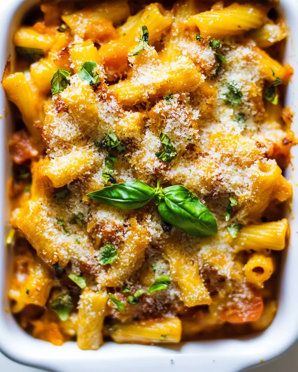 Tasty Healthy Pasta Bake plate image
