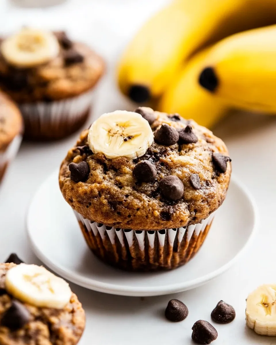 Homemade Healthy Sourdough Banana Muffins recipe photo