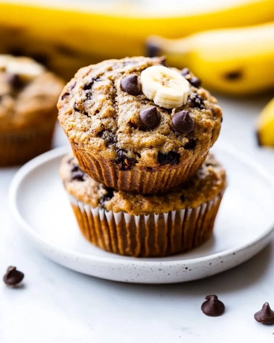 Delicious Healthy Sourdough Banana Muffins picture