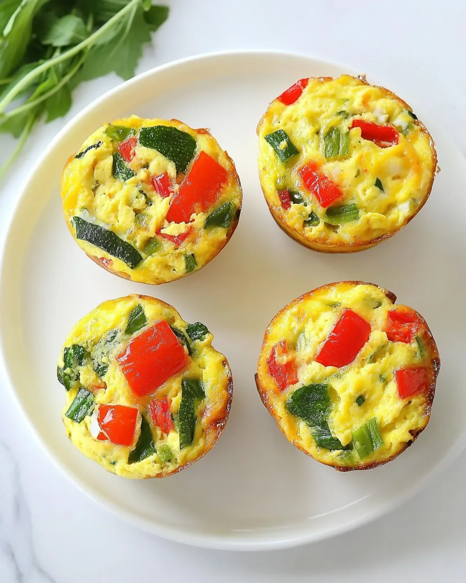 Homemade Healthy Veggie Egg Muffins photo