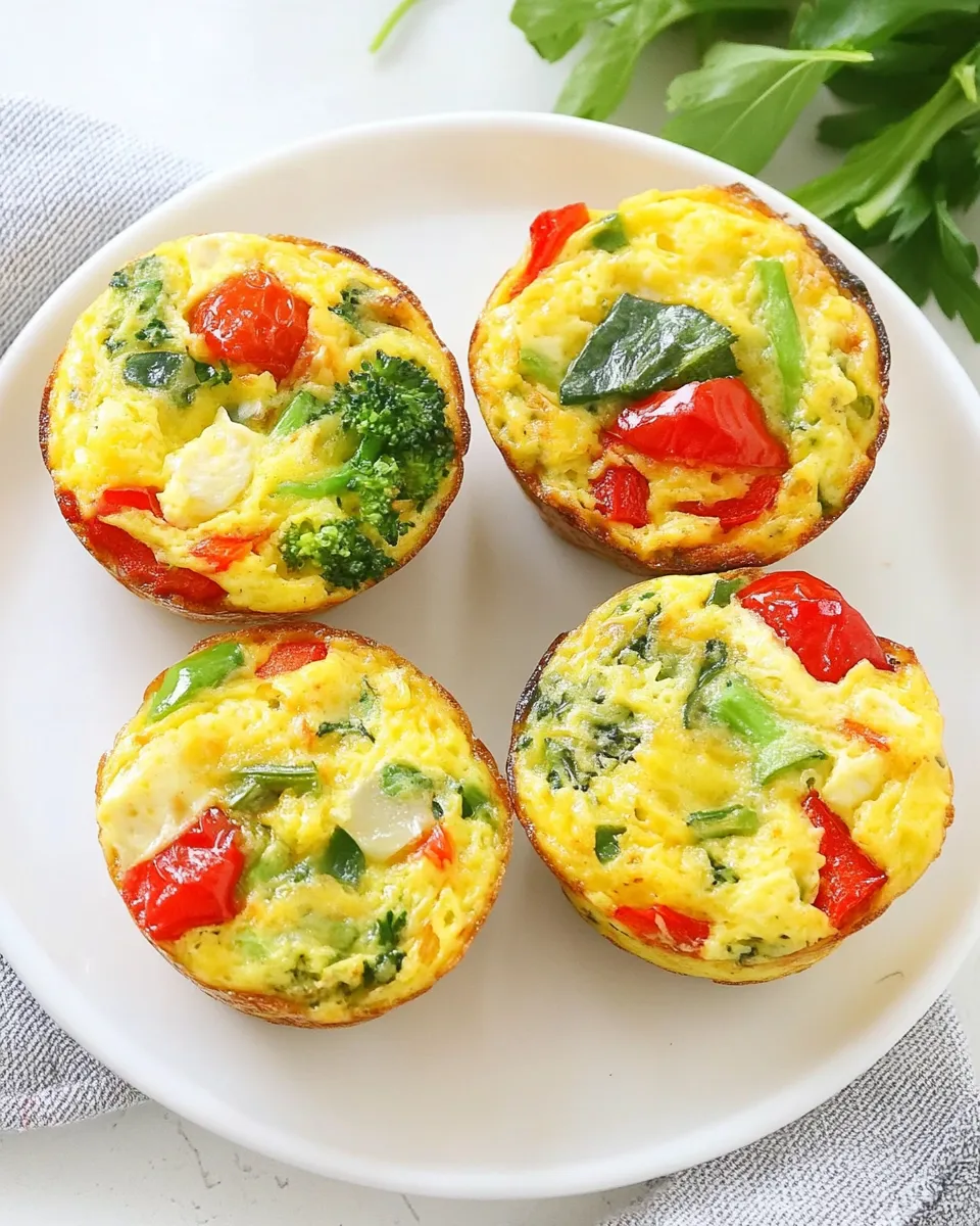 Easy Healthy Veggie Egg Muffins recipe photo