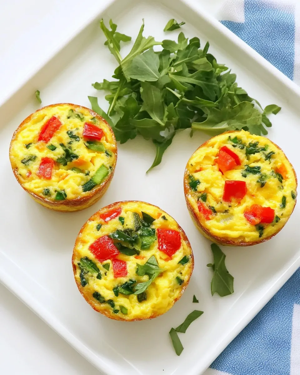 Delicious Healthy Veggie Egg Muffins shot