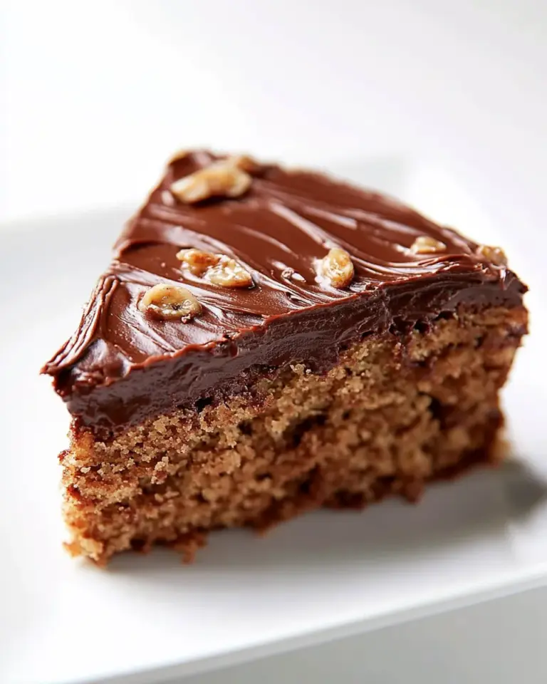 Homemade Healthy Whole Wheat Banana Cake with Creamy Greek Yogurt Chocolate Frosting photo