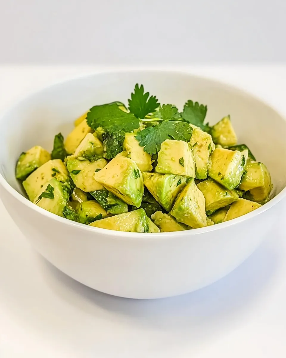 Delicious Heart of Palm Avocado Salad shot