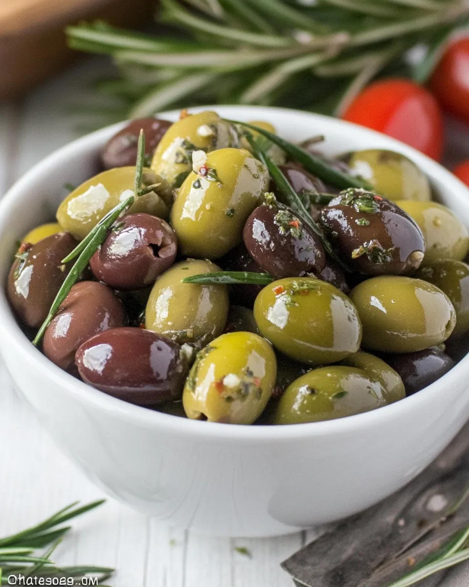 Homemade Herbed Olives photo