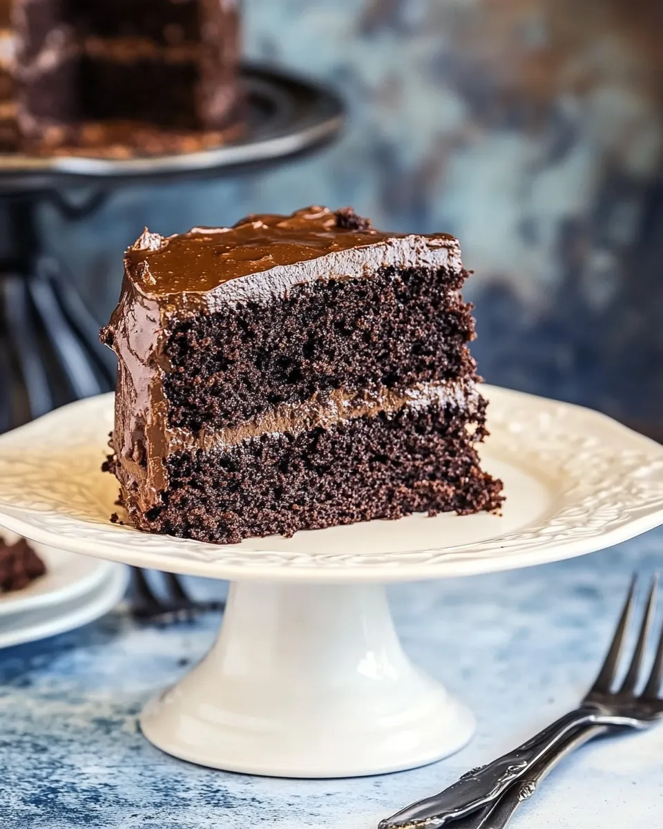 Homemade Hersheys Chocolate Cake Recipe photo