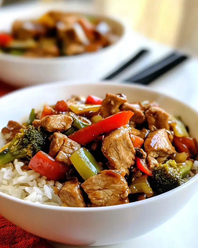 Homemade Hoisin Turkey Stir Fry Bowls photo