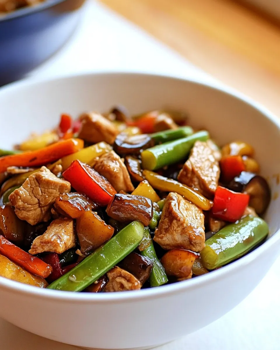 Easy Hoisin Turkey Stir Fry Bowls dish photo