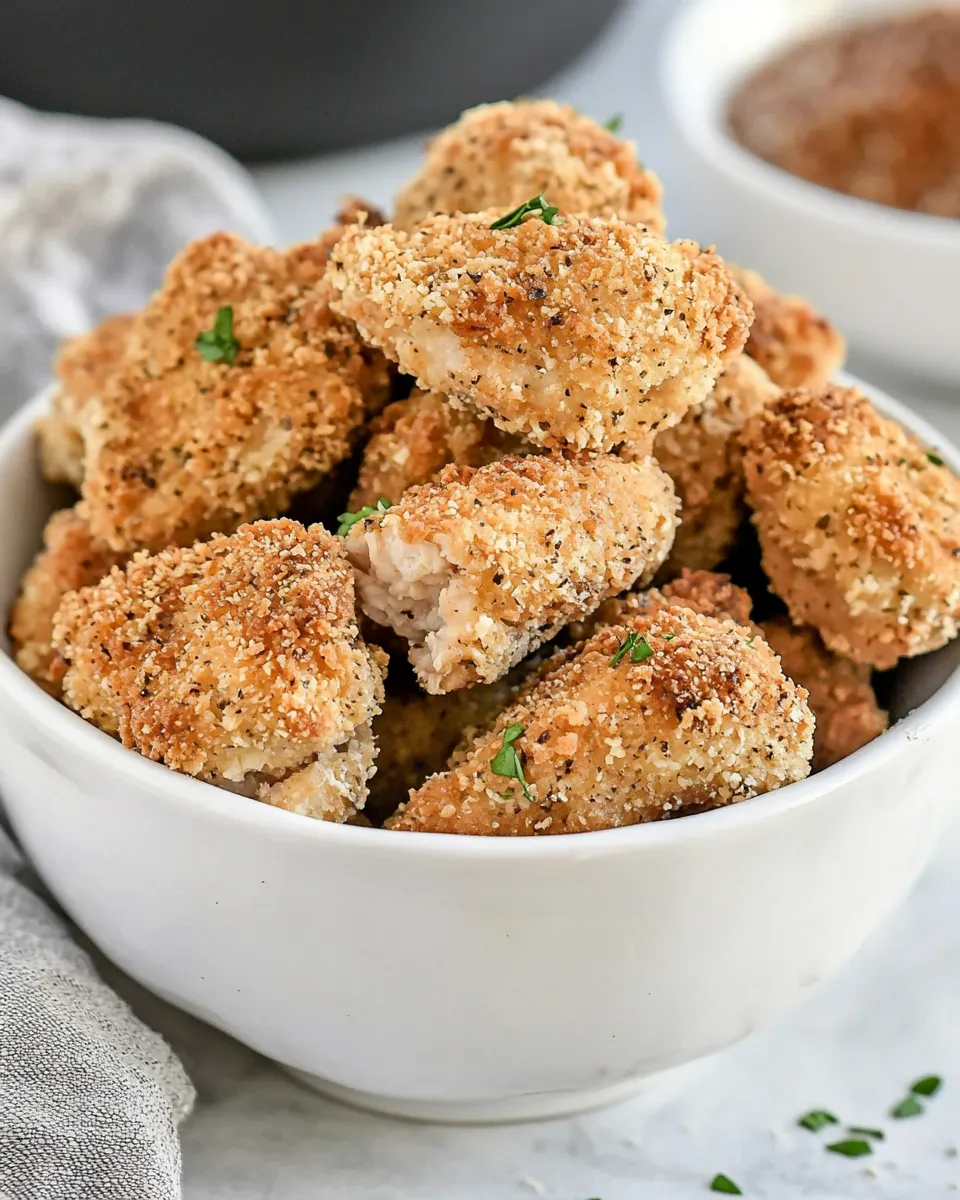 Tasty Homemade Chicken Nuggets Recipe plate image