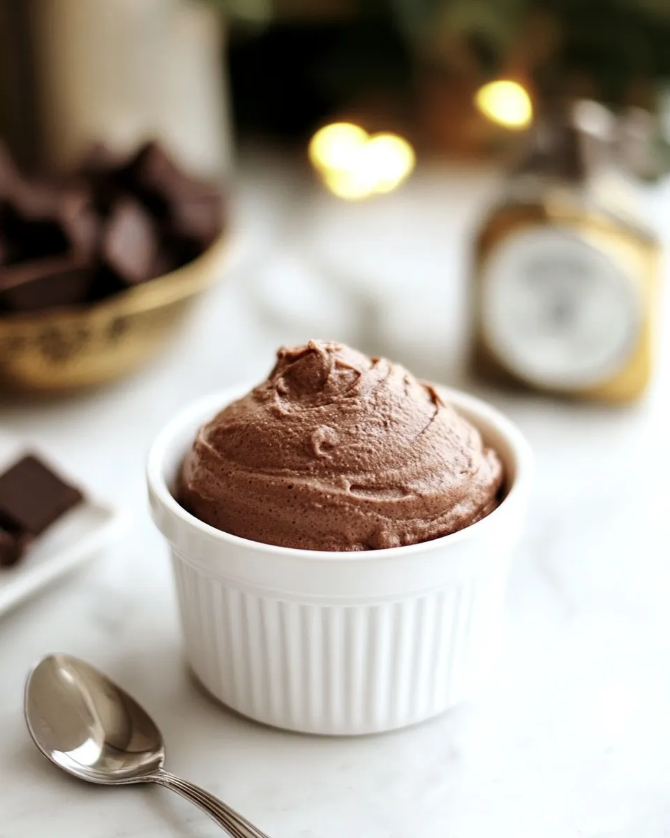 Delicious Homemade Chocolate Frosty photo
