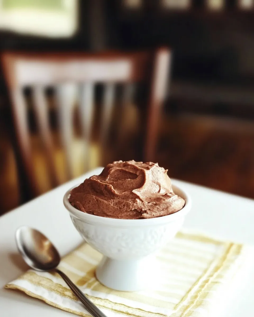 Easy Homemade Chocolate Frosty recipe photo