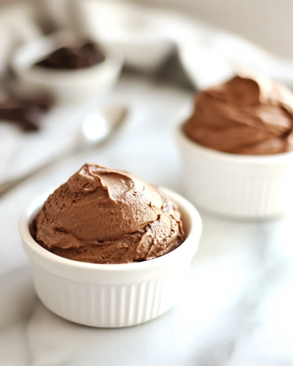 Tasty Homemade Chocolate Frosty dish photo