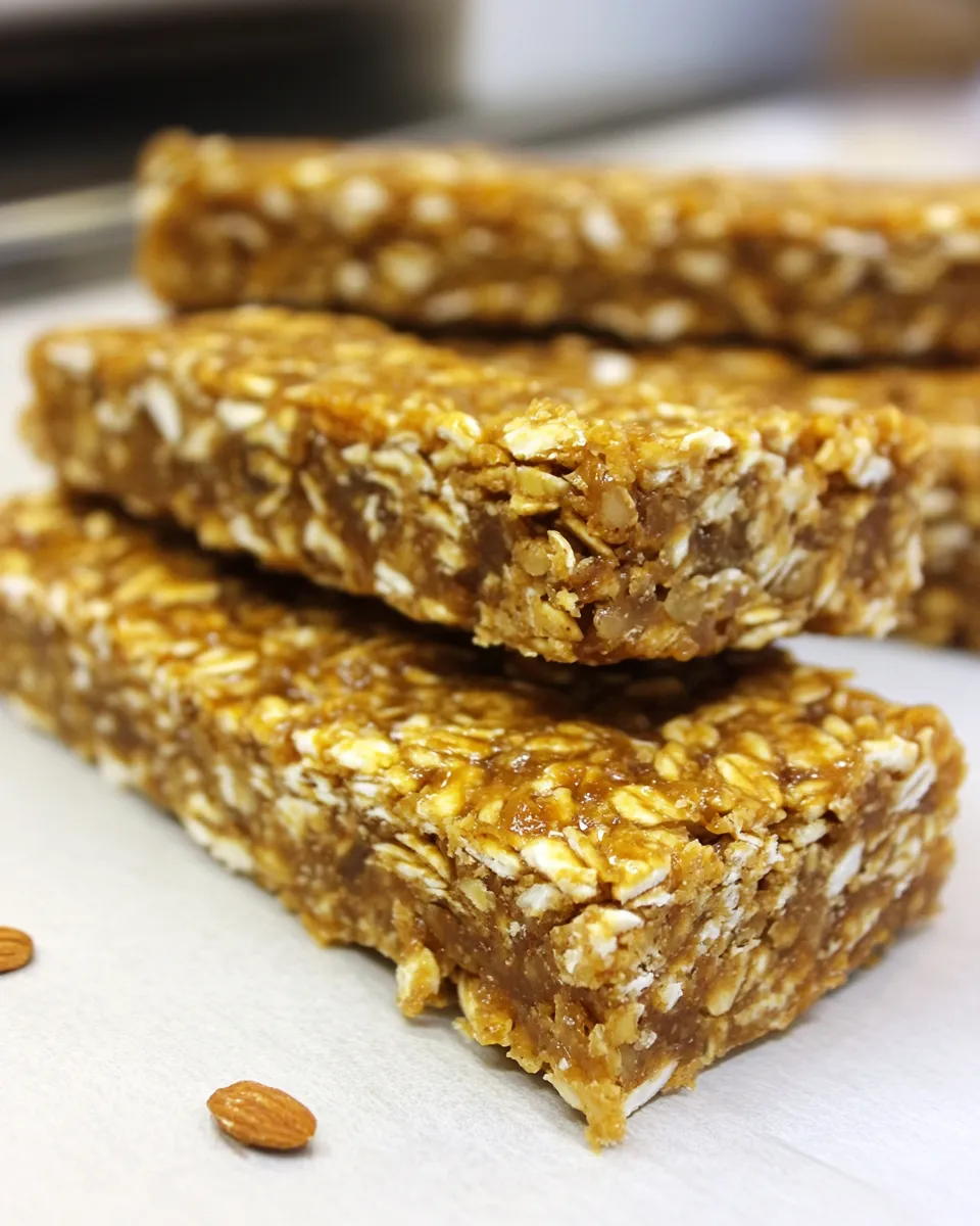 Delicious Homemade Clif Bars (No-Bake!) plate image
