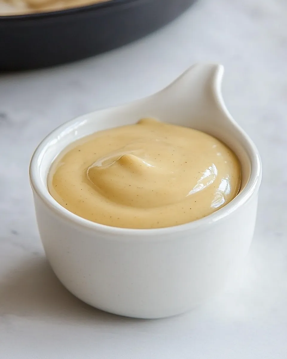 Classic Homemade Honey Mustard Dipping Sauce or Dressing dish photo