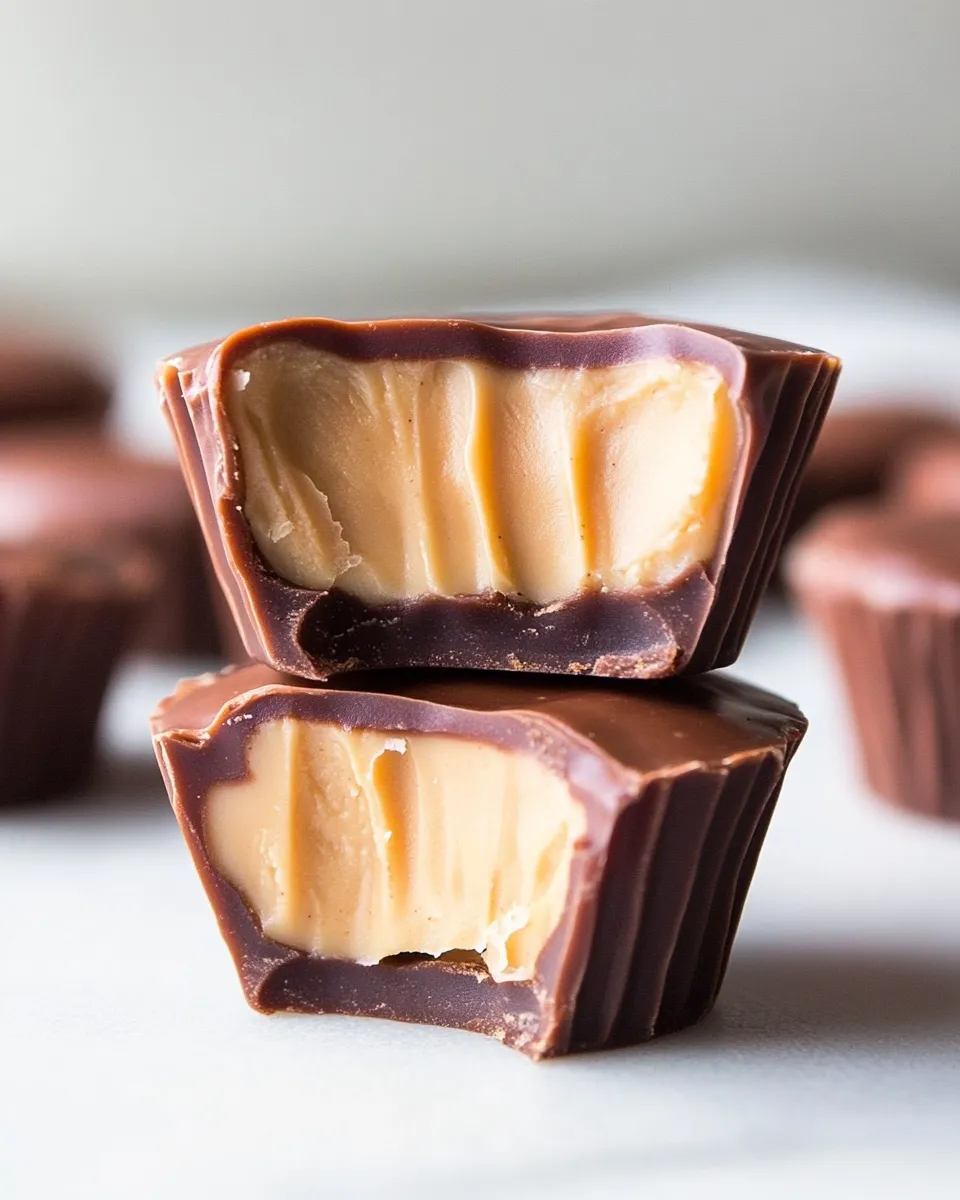 Easy Homemade Peanut Butter Cups recipe image
