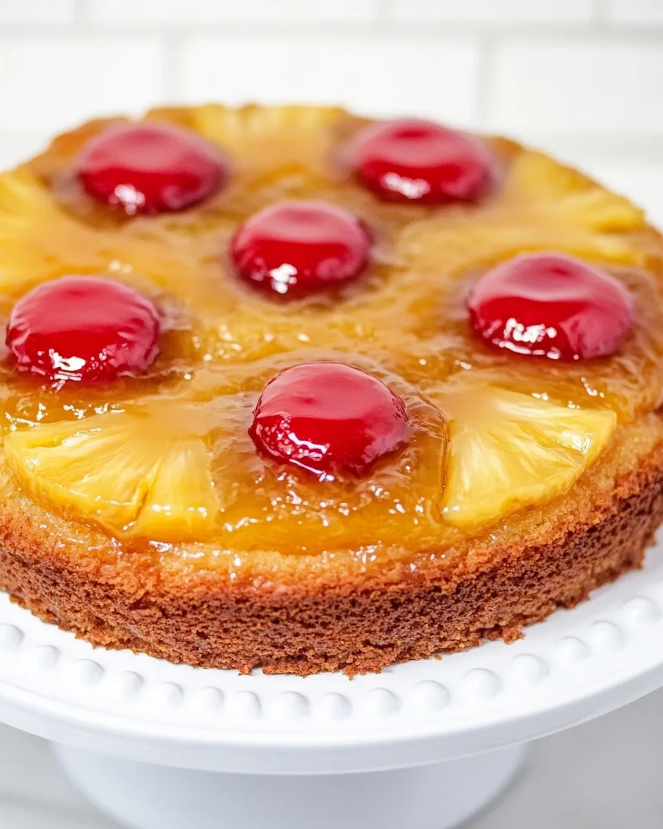 Homemade Homemade Pineapple Upside Down Cake recipe photo