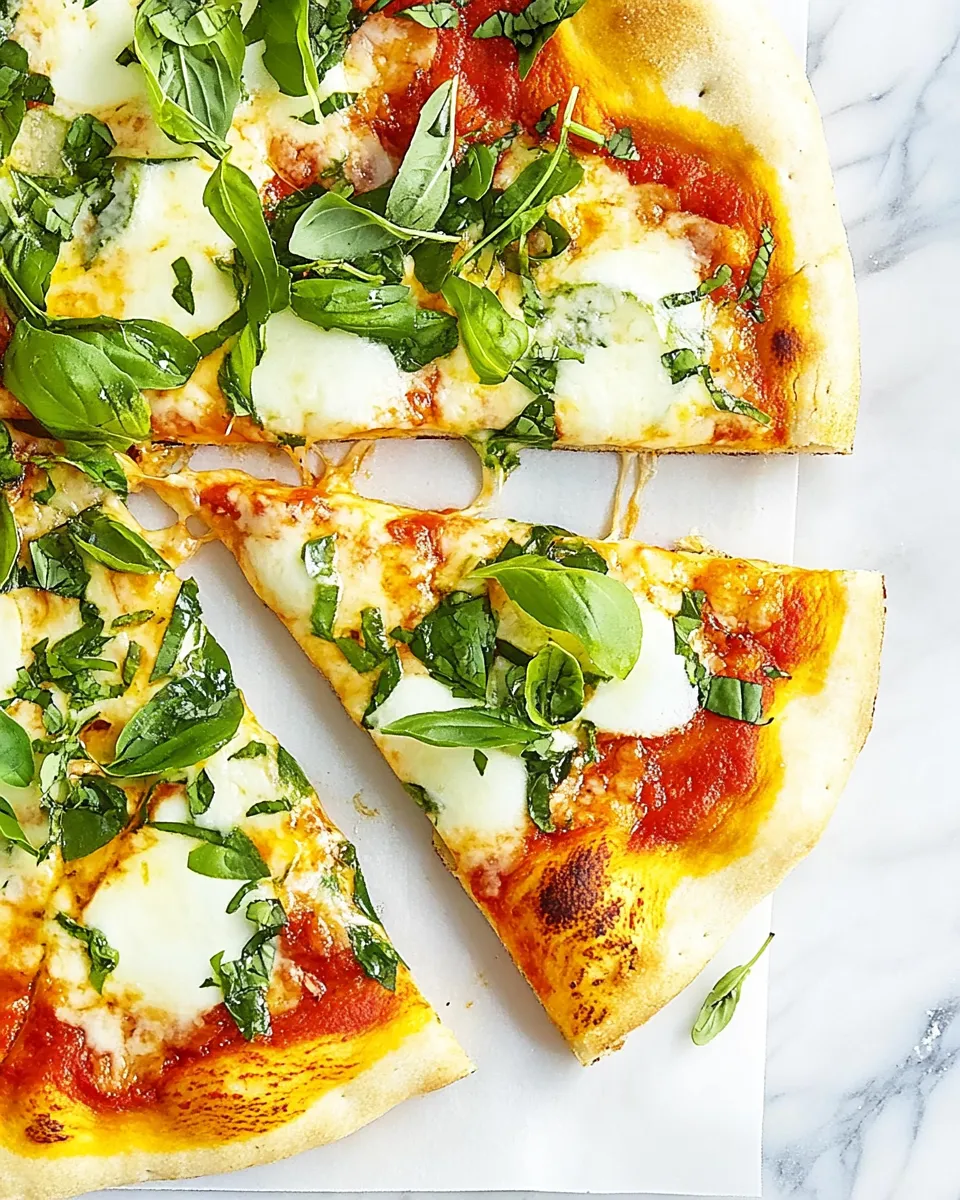 Tasty Homemade Pizza food shot