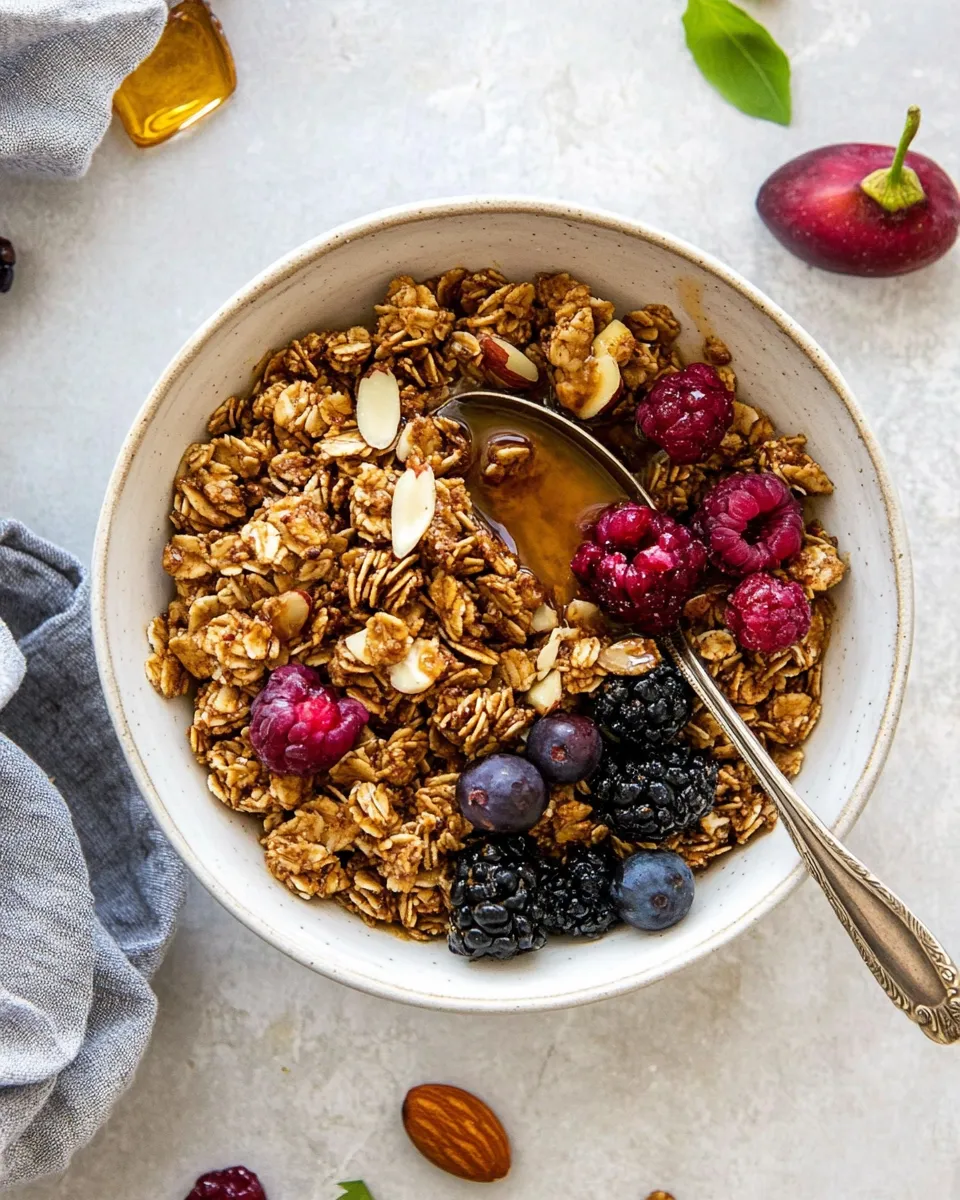 Delicious Honey Almond Granola image