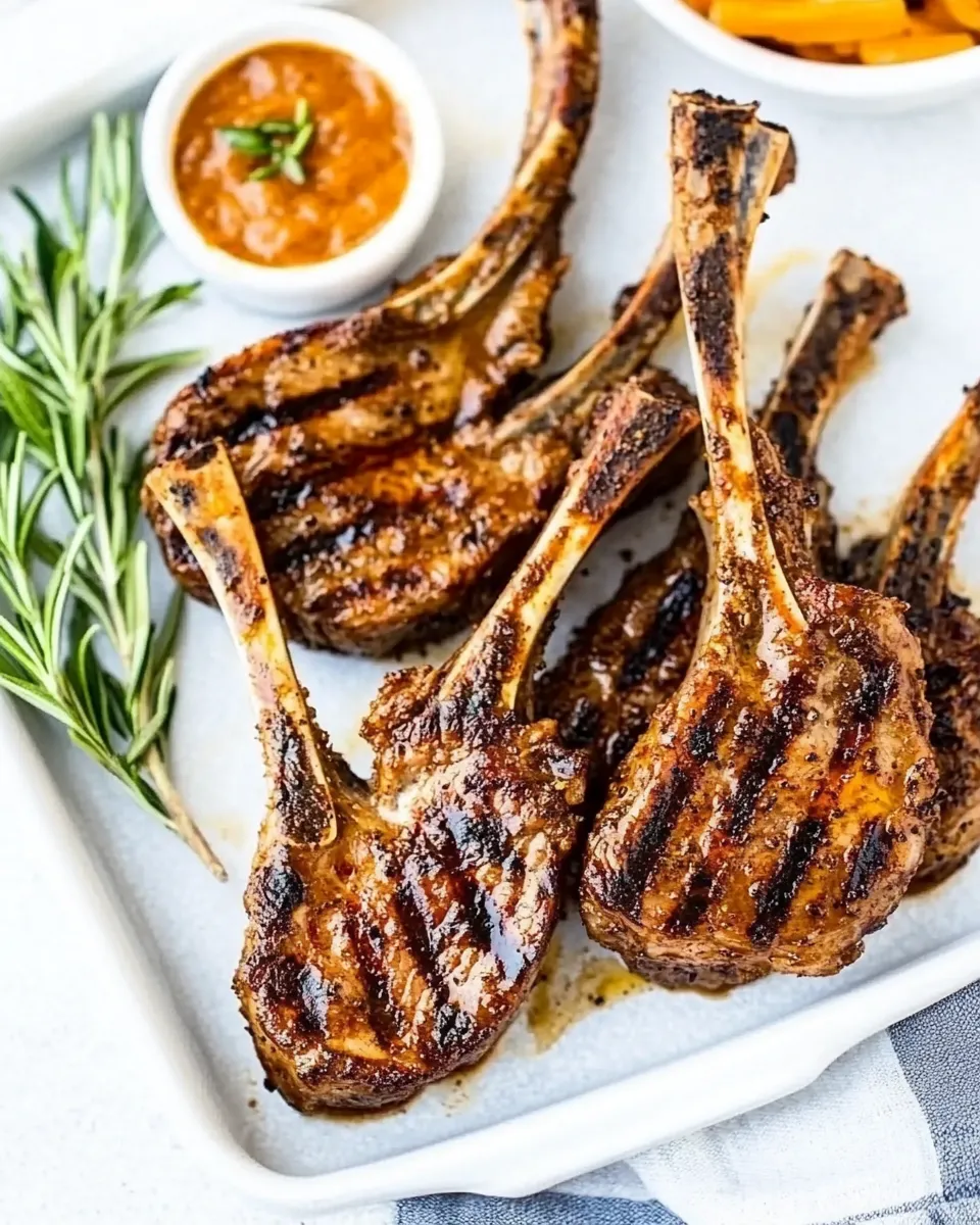 Homemade Honey Jerk Lamb Chops photo